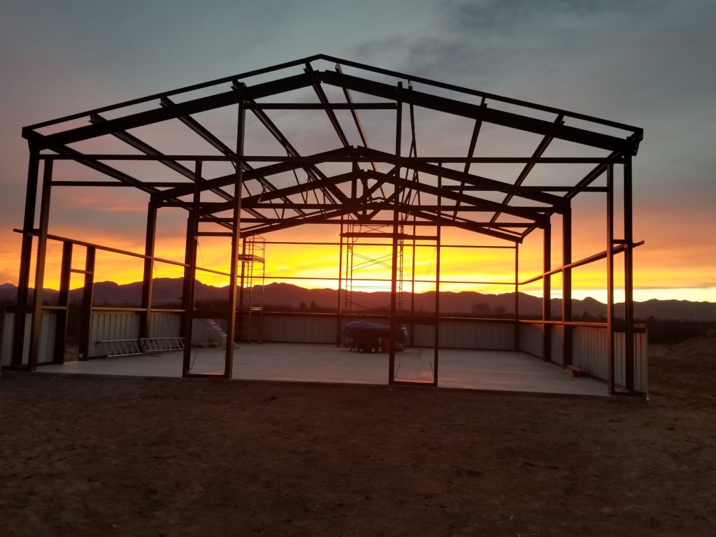 40X50X16 Steel Building Truss Frame in Nevada