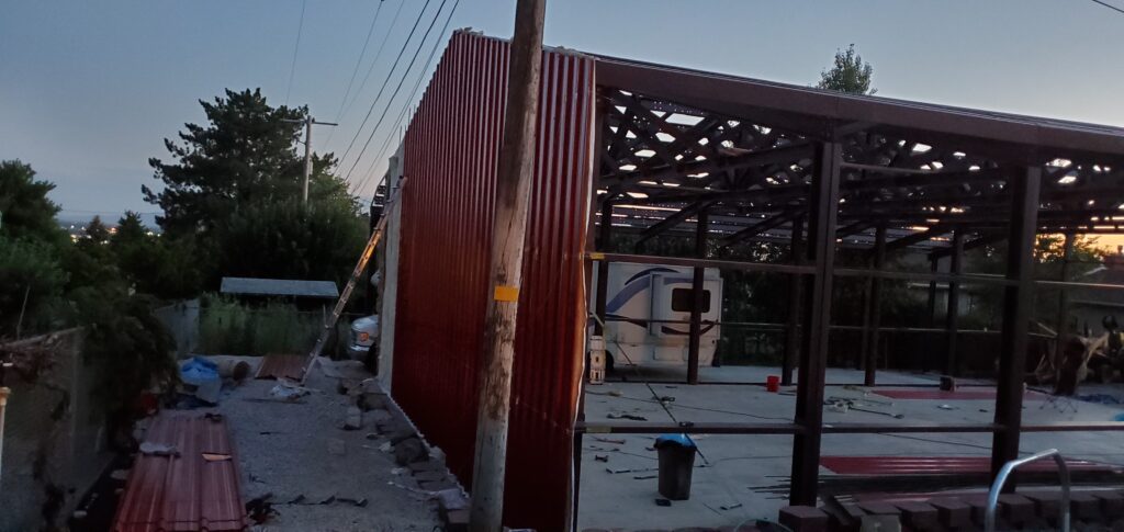 40x60x16 Garage and Shop with Boat Cover in Utah