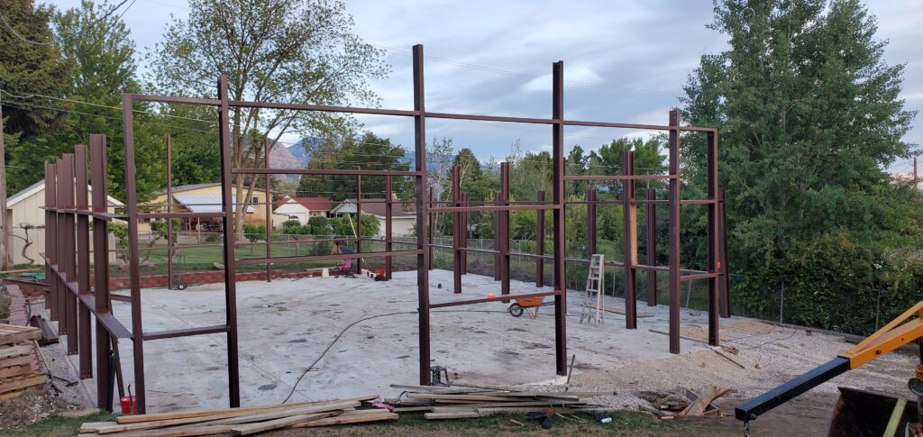 40x60x16 Garage and Shop with Boat Cover in Utah