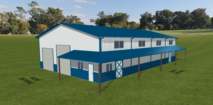 Our design tool used for a steel building in Texas