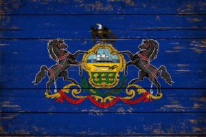 Pennsylvania Wooden State Flag