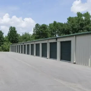 Professionally constructed RV repair steel building for a local workshop.